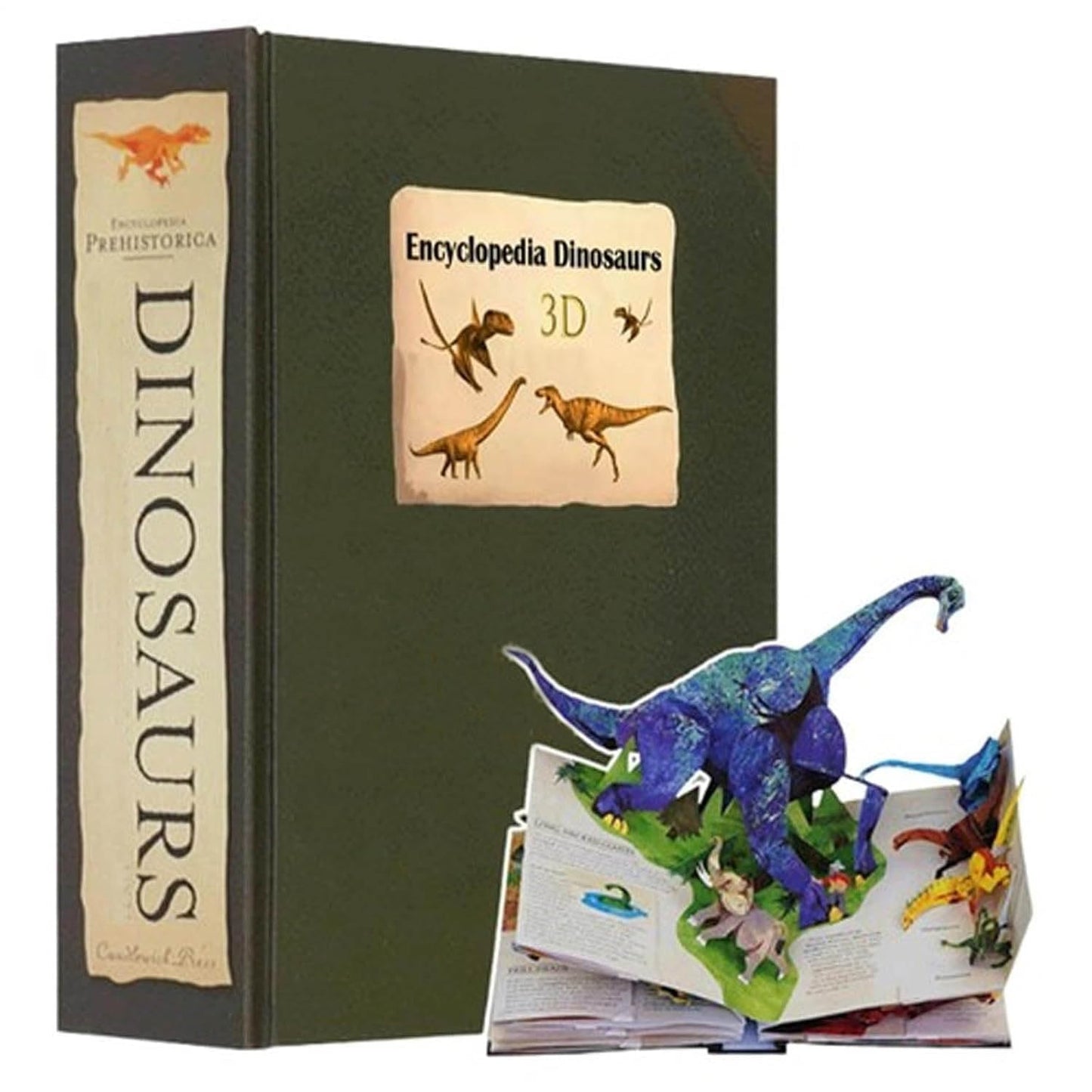 ⏰Hot Sale 49%-🦖3D Encyclopedia Prehistorica Dinosaurs📙